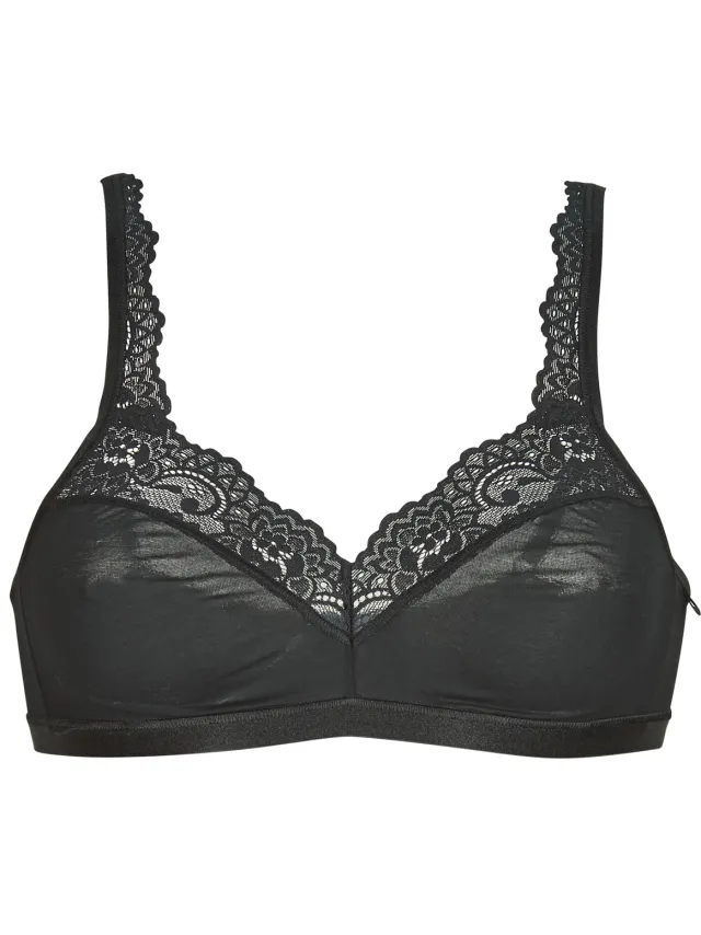 Sloggi ROMANCE SI bralette zonder beugel zwart