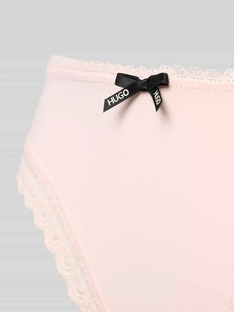 Hugo String met kant, model 'UNIQUE' oudroze, foto 3