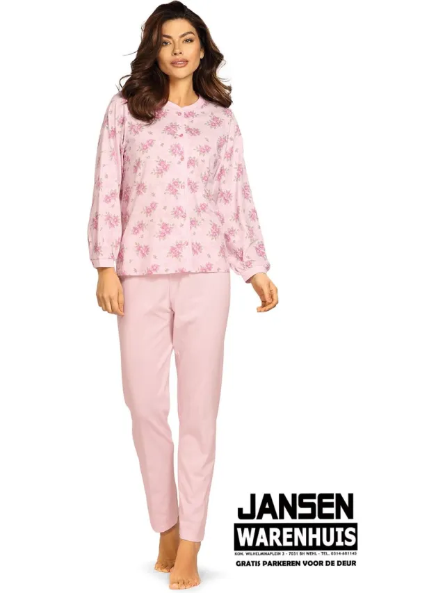 Comtessa Dames Pyjama 'Elegance Rose'