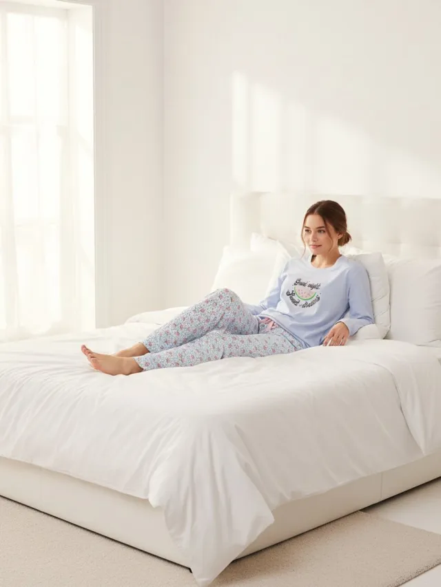 Irresistible Dames Pyjama - Nachtkleding - Licht Blauw