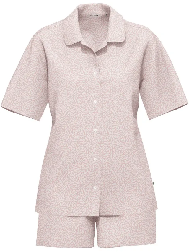 Seidensticker Korte damespyjama bodywear rosa