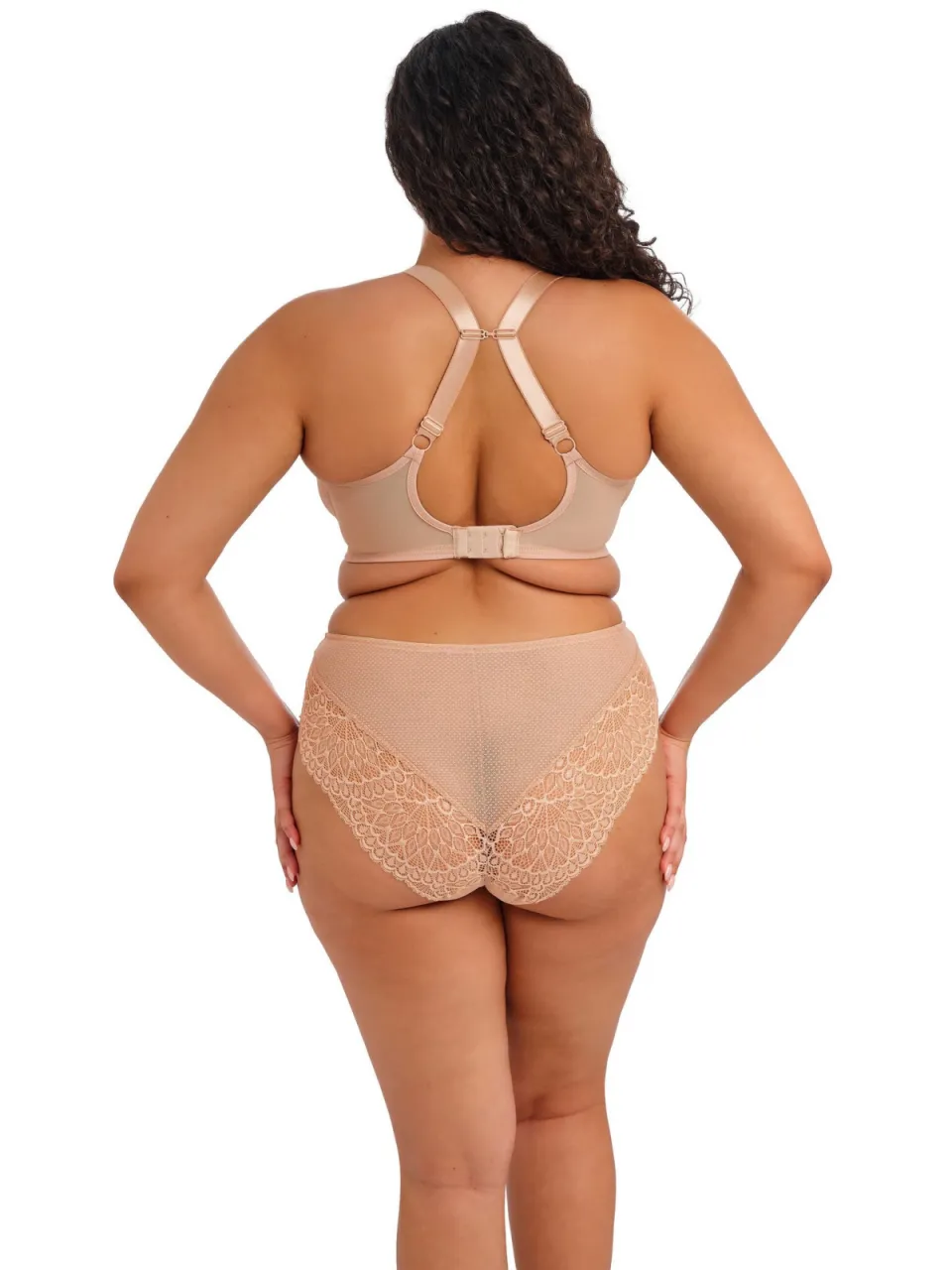 Elomi Tiernie niet-voorgevormde plunge beugel-bh lichtbeige, foto 3