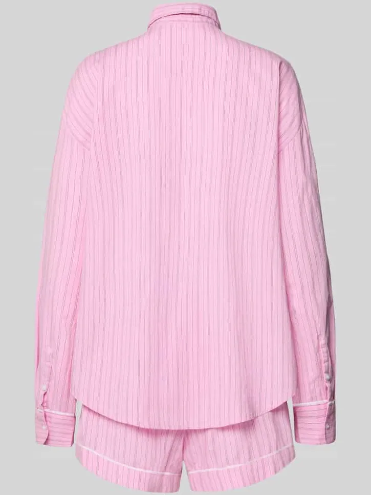 Calvin Klein Pyjama met labelstitching felroze, foto 2