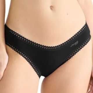 Sloggi GO Crush mini slip zwart Zwart,Beige,Wit,Bruin
