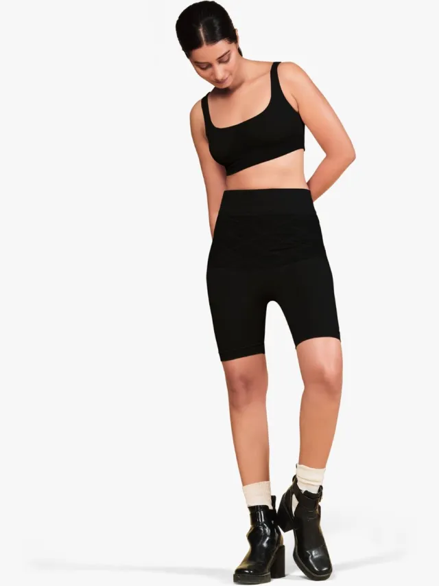 Munns en Mars Shapewear Voor Buik Billen en Dijen Naadloss High Waist Zwart