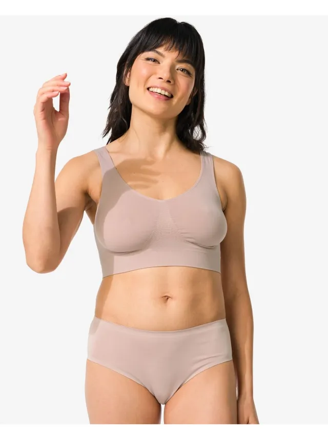 HEMA Dameshipster second skin micro beige (beige)