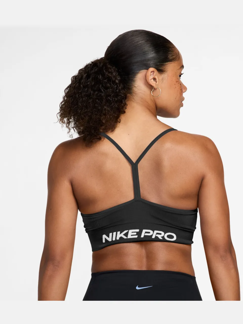 Nike Pro Seamless sportbeha zwart, foto 2
