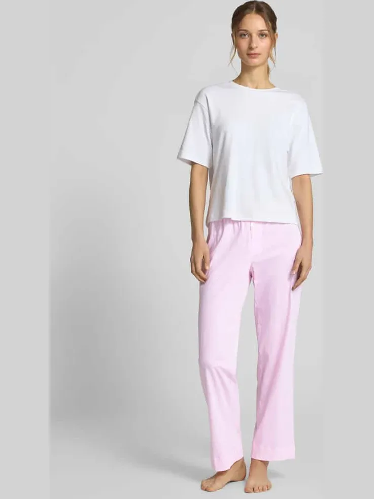 Lauren Ralph Lauren Pyjamabroek met streepmotief Roze