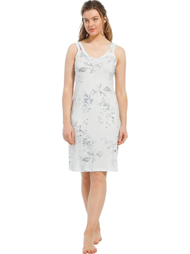 Pastunette Deluxe - In to Blue - Dames Nachthemd - Blauw