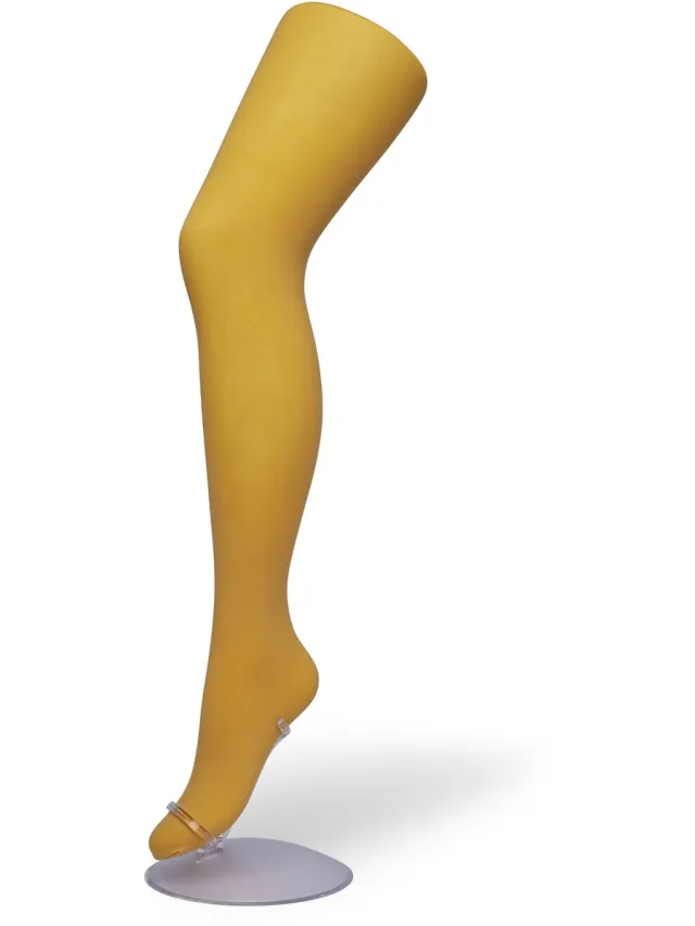 Bonnie Doon Opaque Comfort Panty 40 Denier Donker Geel Dames maat 42/44 XL - Extra brede Comfort Boord - Tekent Niet - Kleedt Mooi af - Mat Effect - Gladde Naden - Maximaal Draagcomfort - Donkergeel - Minral Yellow - BN161911.283 Mineral Yellow