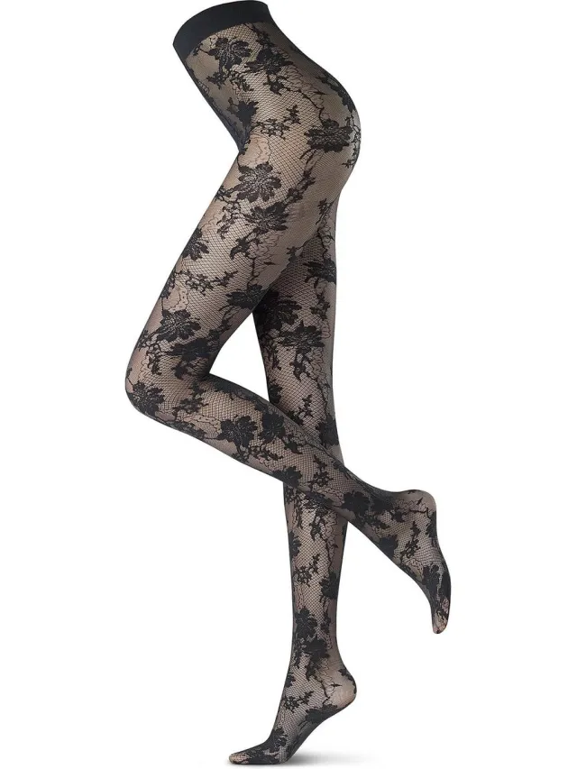Oroblu All Colors Lace 20 Panty - Kleur Zwart
