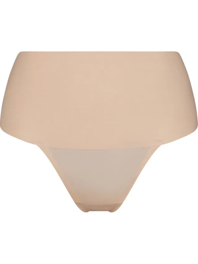 SPANX Undie-tectable corrigerende string Supima Cotton lichtbeige beige, foto 2