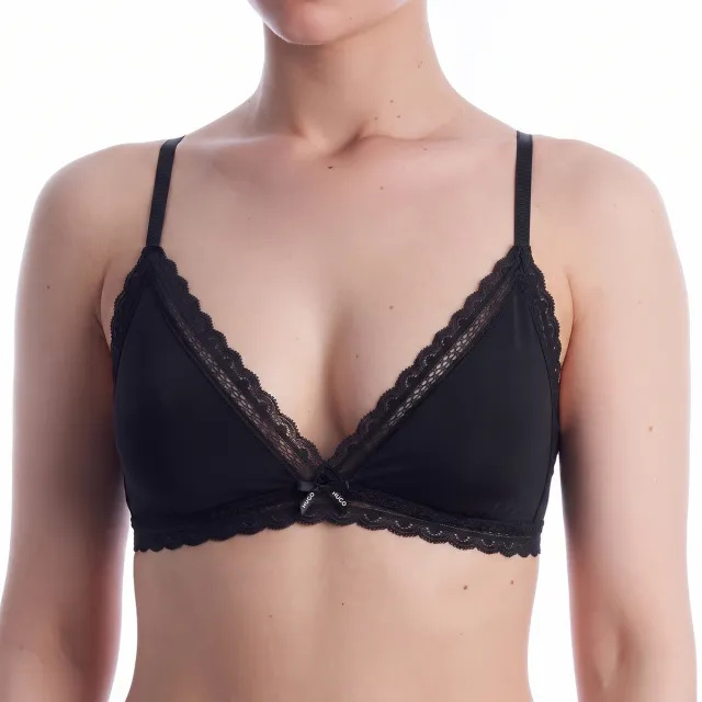 Boss bralette zonder beugel zwart