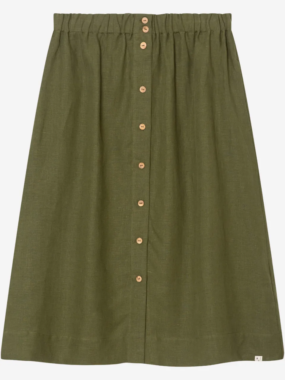 MATONA dames vegan Midirok Olijfgroen, foto 2