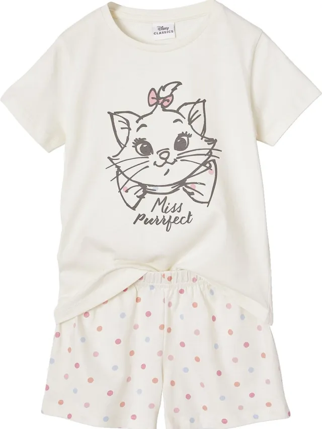 vertbaudet Pyjamabroek DISNEY® Marie ecru