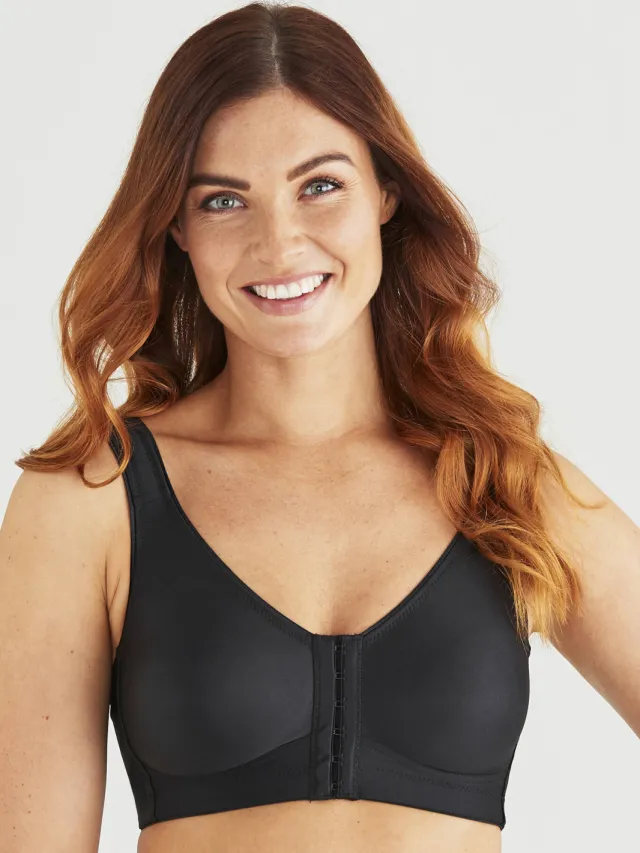 Swegmark level 3 sportbh Clean Curves met voorsluiting zwart