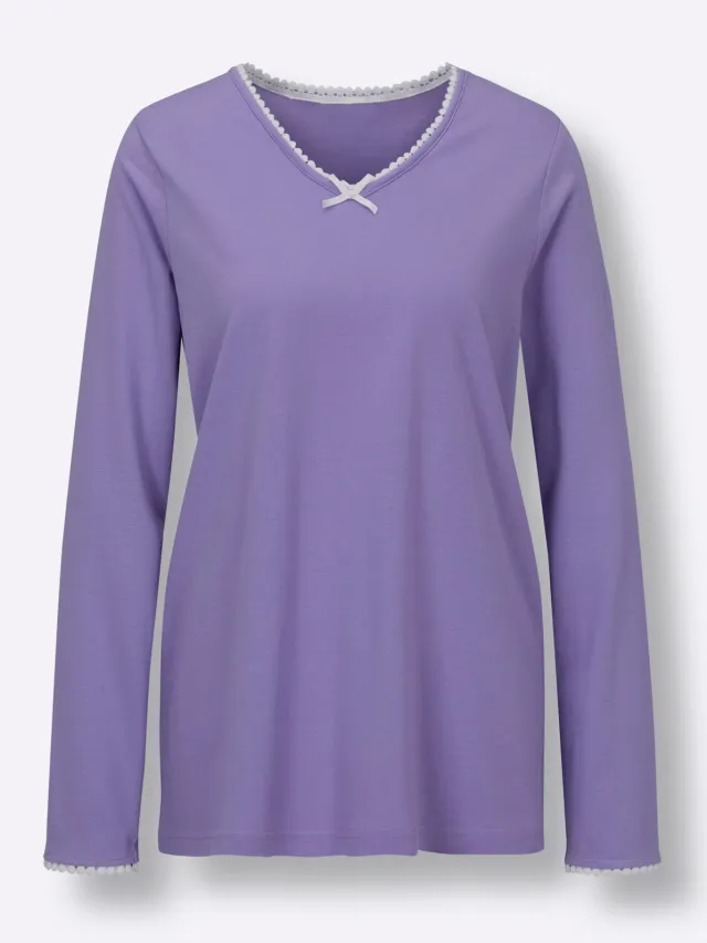 Pyjama-Shirt lavendel, foto 2