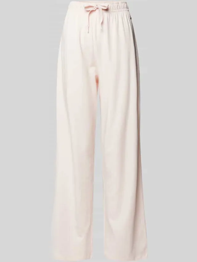 Boss Straight leg sweatpants met tunnelkoord lichtroze, foto 2