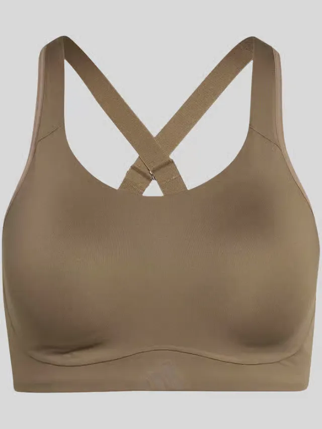 Adidas Optime Workout high support sportbeha bruin, foto 2