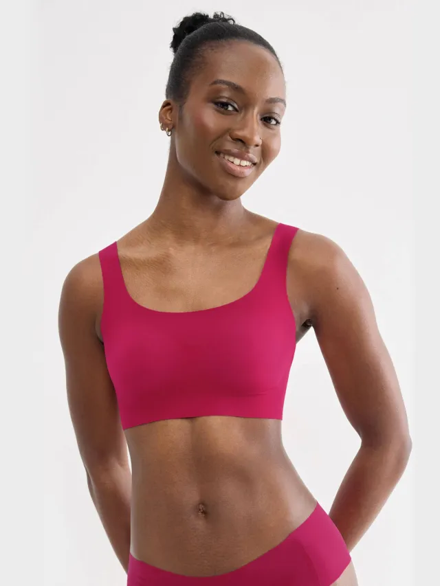 Sloggi ZERO Feel 2.0 T-shirt-bh zonder beugel koraalrood, foto 4