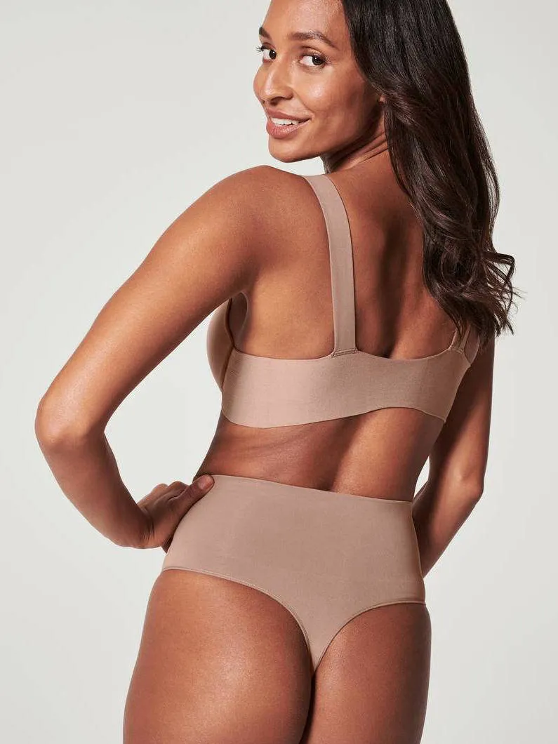 Spanx SPANXshape™ ExtraOrdinary seamless medium corrigerende string donkerbeige, foto 5
