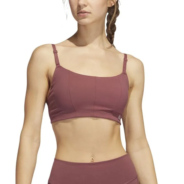 Adidas Yoga Studio sportbeha rood