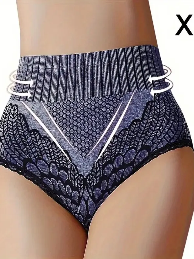 Cheaperito Corrigerend Ondergoed Voor Dames | Heupliftende Bodyshaper I Hoge Taille I Tailletrimmers I Corrigerend Slipje | Correctie Buik Ondergoed | Maat XL I Blauw