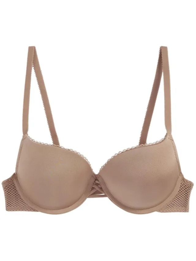 Next Dames - Diepuitgesneden triple boost push-upbeha A-DD - Huidkleur Praline Nude