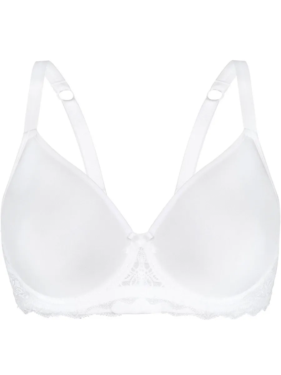 Sassa Mode Fancy Lace voorgevormde t-shirt-bh met beugel wit, foto 2