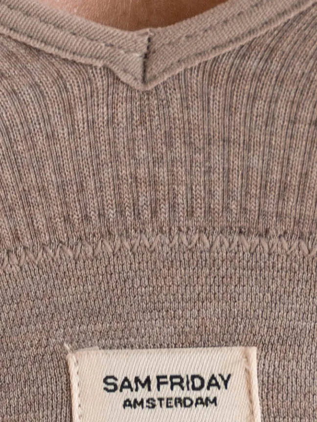 Sam Friday niet-voorgevormde bralette Fay taupe, foto 8