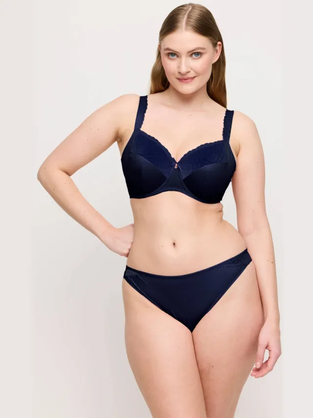 PrimaDonna Salerno niet-voorgevormde beugelbh blauw