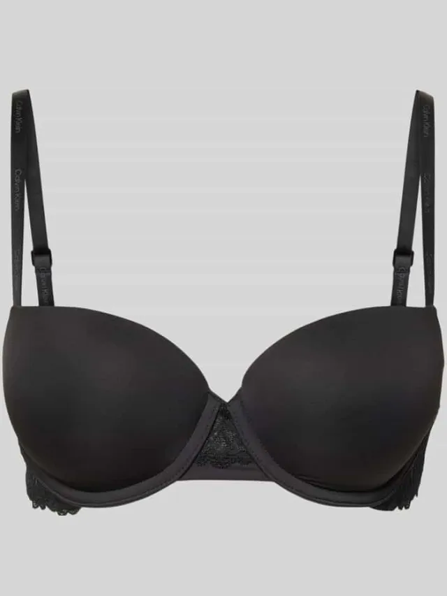 Calvin Klein Beha met kant Zwart