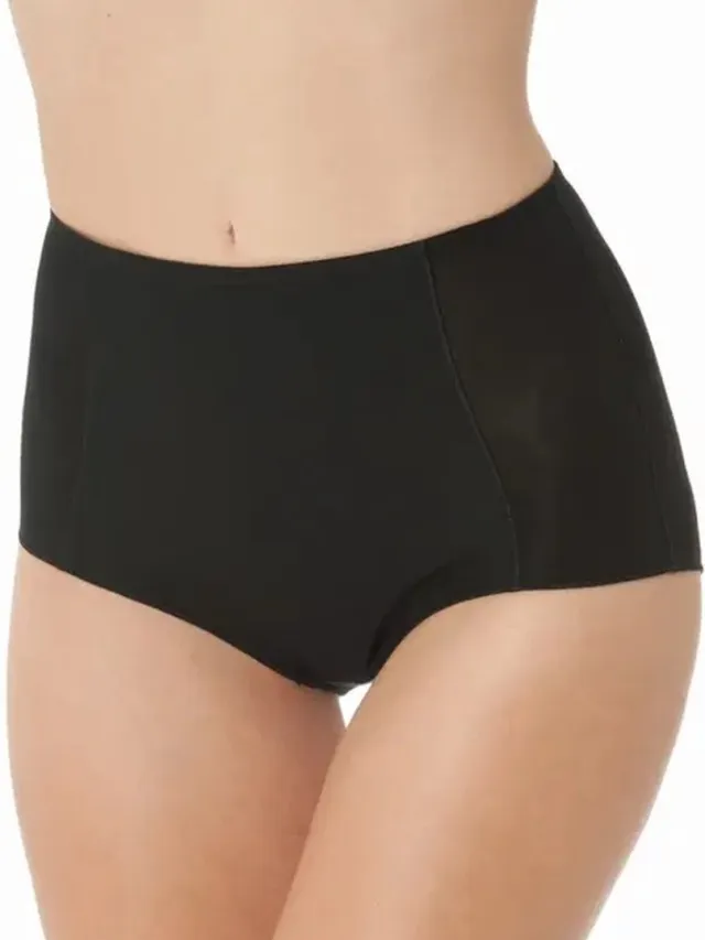 Nina von C. Dames Pantybroek / Step In - Katoenen Corrigerende onderbroek - Buik corrigerende shapewear - 36 - Zwart