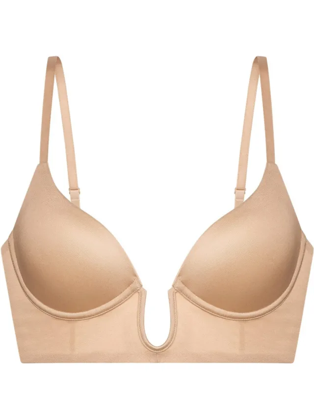 Dorina BH diepe decolleté - Plunge Bh - Sublime Sculpt - 70E - Beige.