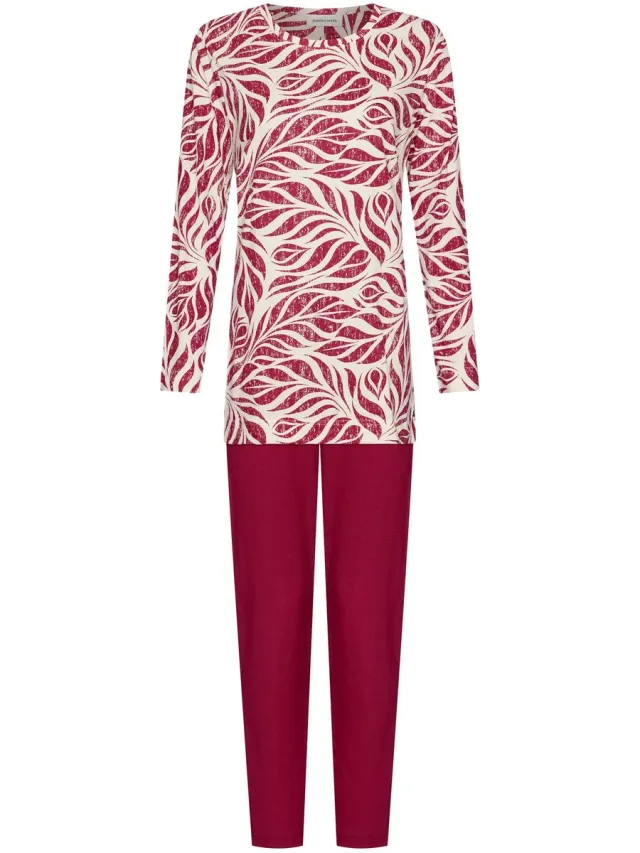 Pastunette Rosewood Comfort - Pyjama - Bio-Katoen Rood