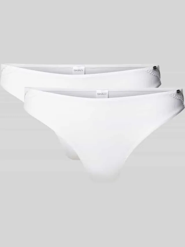 SKINY Slip met labeldetail Wit