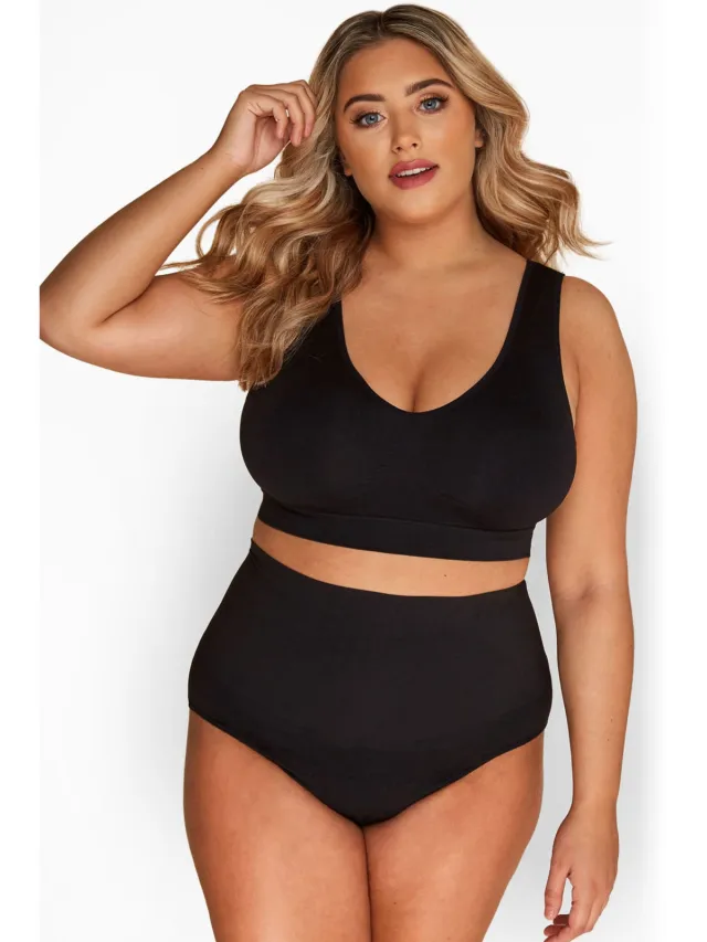Yours Naadloze Corrigerende Slip In Zwartsize 46-48 Black