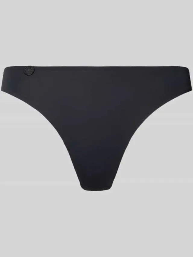 Marie Jo String met katoen, model 'Tom' Zwart