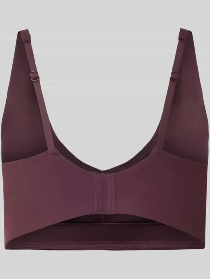 Fabletics sport-bh met logoprint model 'PURELUXE LONGLINE' bordeaux, foto 2
