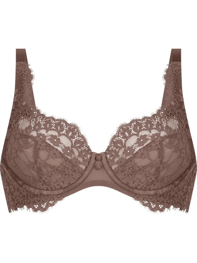 Hunkemöller Dames Lingerie Niet-voorgevormde beugel bh Daisy - Bruin