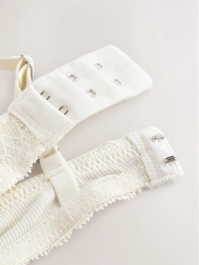 Next Dames - Ultimate Comfort Premium beha met kant en micromodal met vulling en volledige cups - Crème Cream