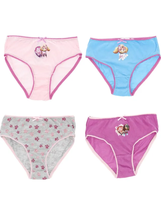 PAW Patrol Onderbroekjes - Set van 4 stuks Roze/Lila