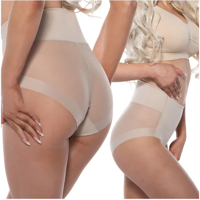 Oo Serie - Corrigerend Ondergoed - Hoog Taille - Ademend - Comfortabel zwart