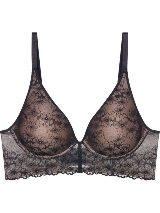 Triumph Kanten BH zonder beugel Bright Spotlight - Bh zonder vulling - 70E - Zwart