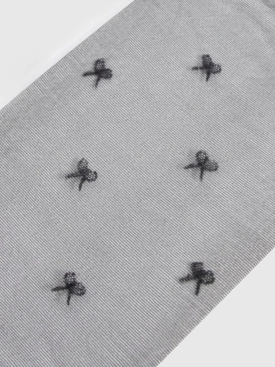 boohoo Dames Mini Boogdetail Sheer Panty's zwart, foto 3