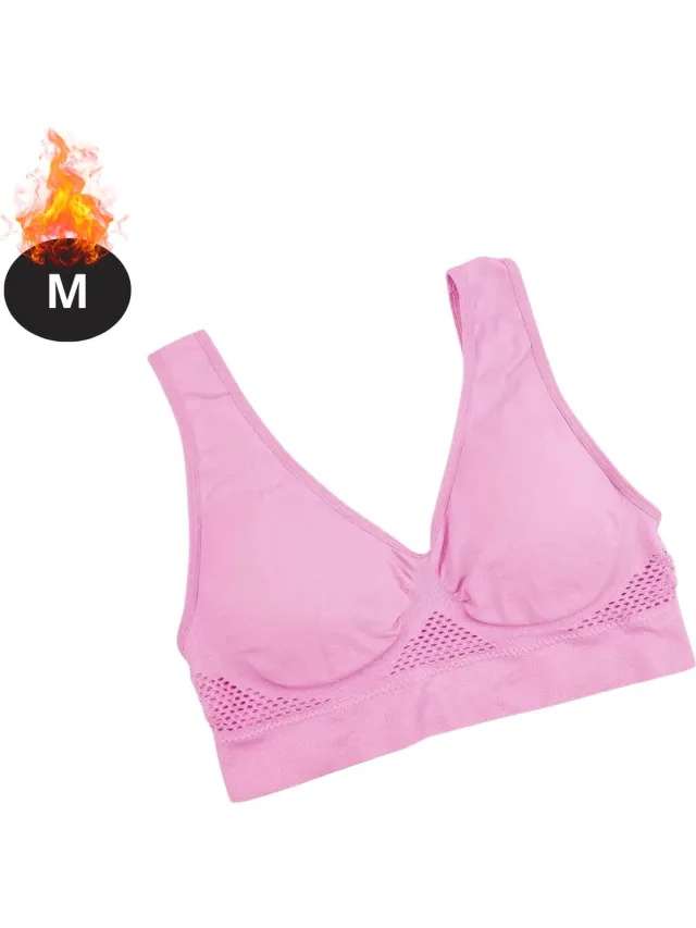 Nivard BH Zonder Beugel - Zonder Bandjes - Push-up Bh's - Comfort Beha - Gemengd - Roze