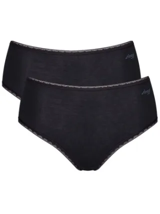 Sloggi Go High Waist Brief slip zwart Zwart,Bruin,Beige,Wit,Roze