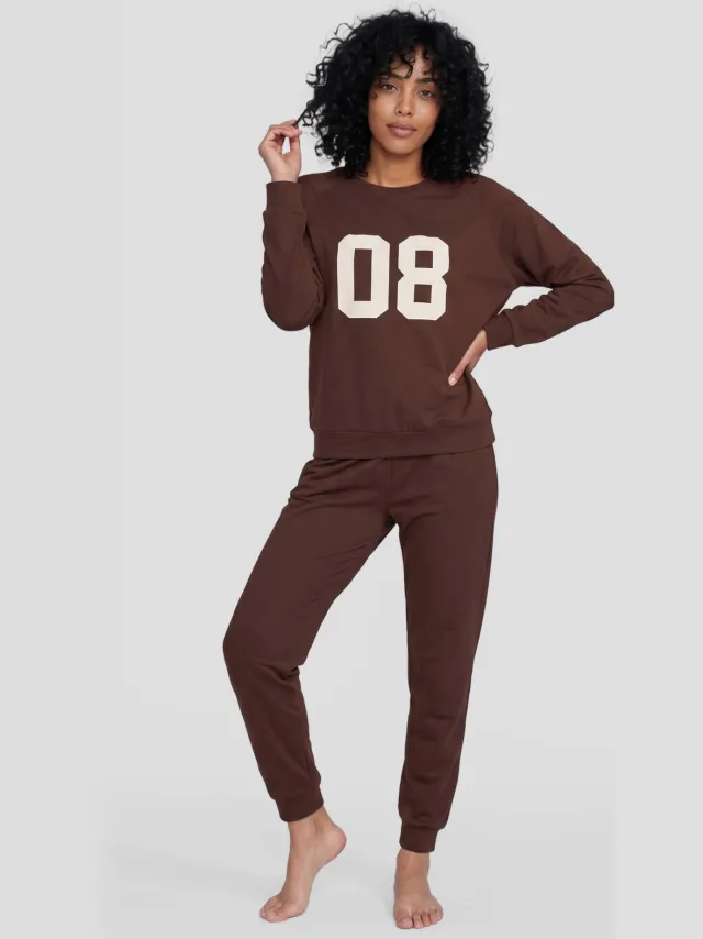 Dreamcovers pyjamaset bruin