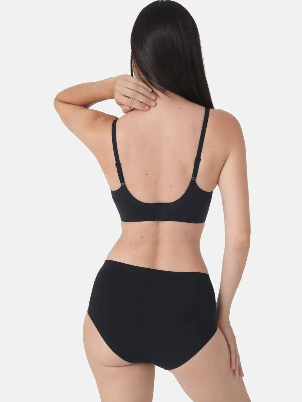 Sassa Mode seamless voorgevormde bh zonder beugel Bonded Micro zwart, foto 4