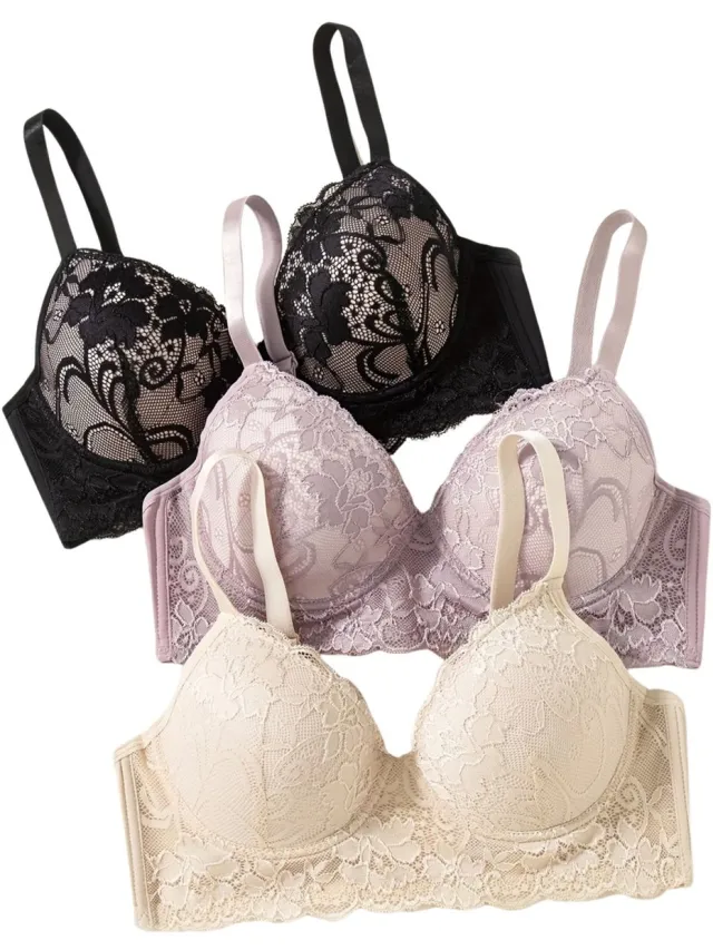 Currero BH Zonder Beugel - Strapless - Zonder Bandjes - Met Voorsluiting - Push-up Bh's - Comfort Beha - Comfortabel - Grote Sluiting - Veelkleurig - Cupmaat